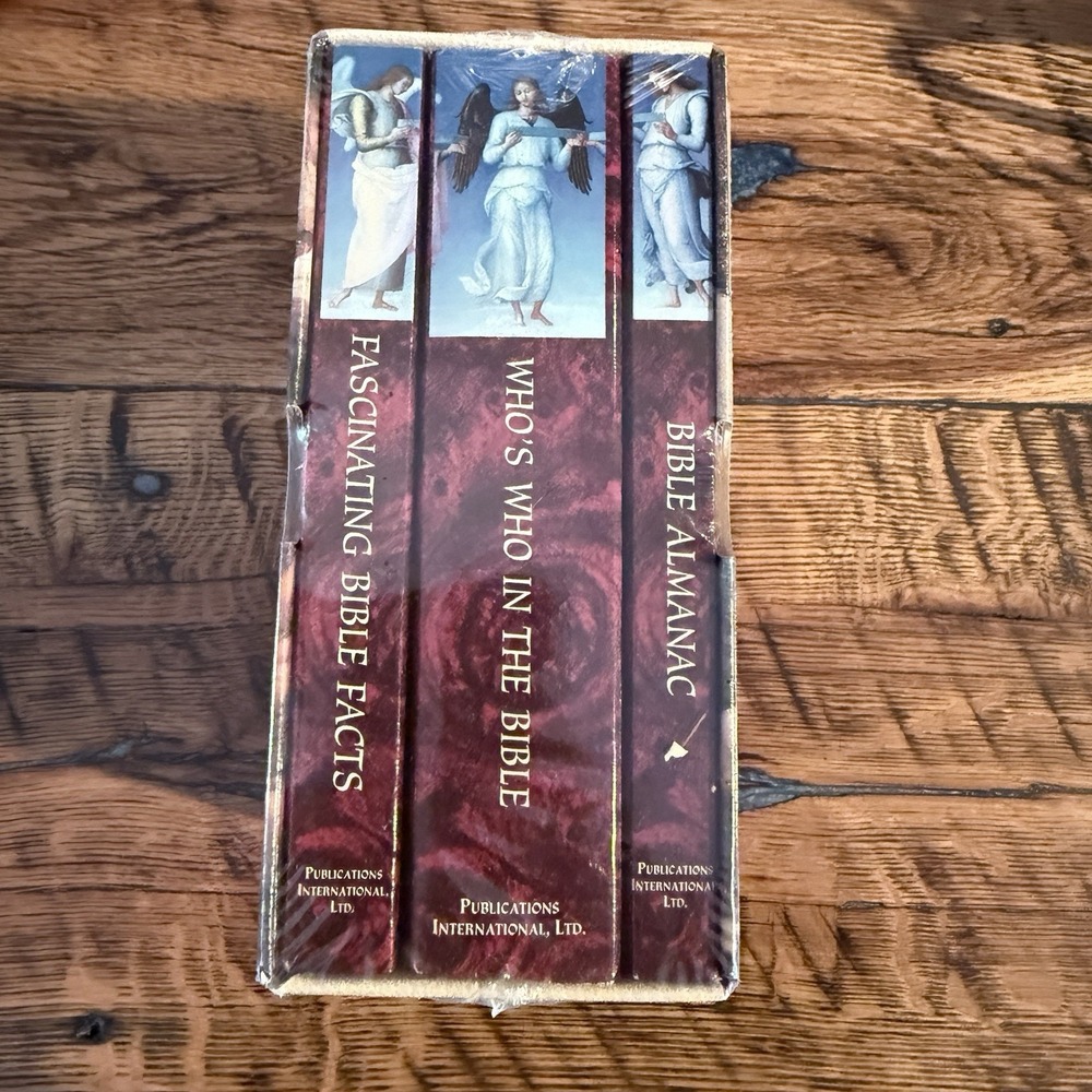 Bible Reference Library 3-Paperback book Set with Slipcover Box Factory Sealed - Picture 3 of 6